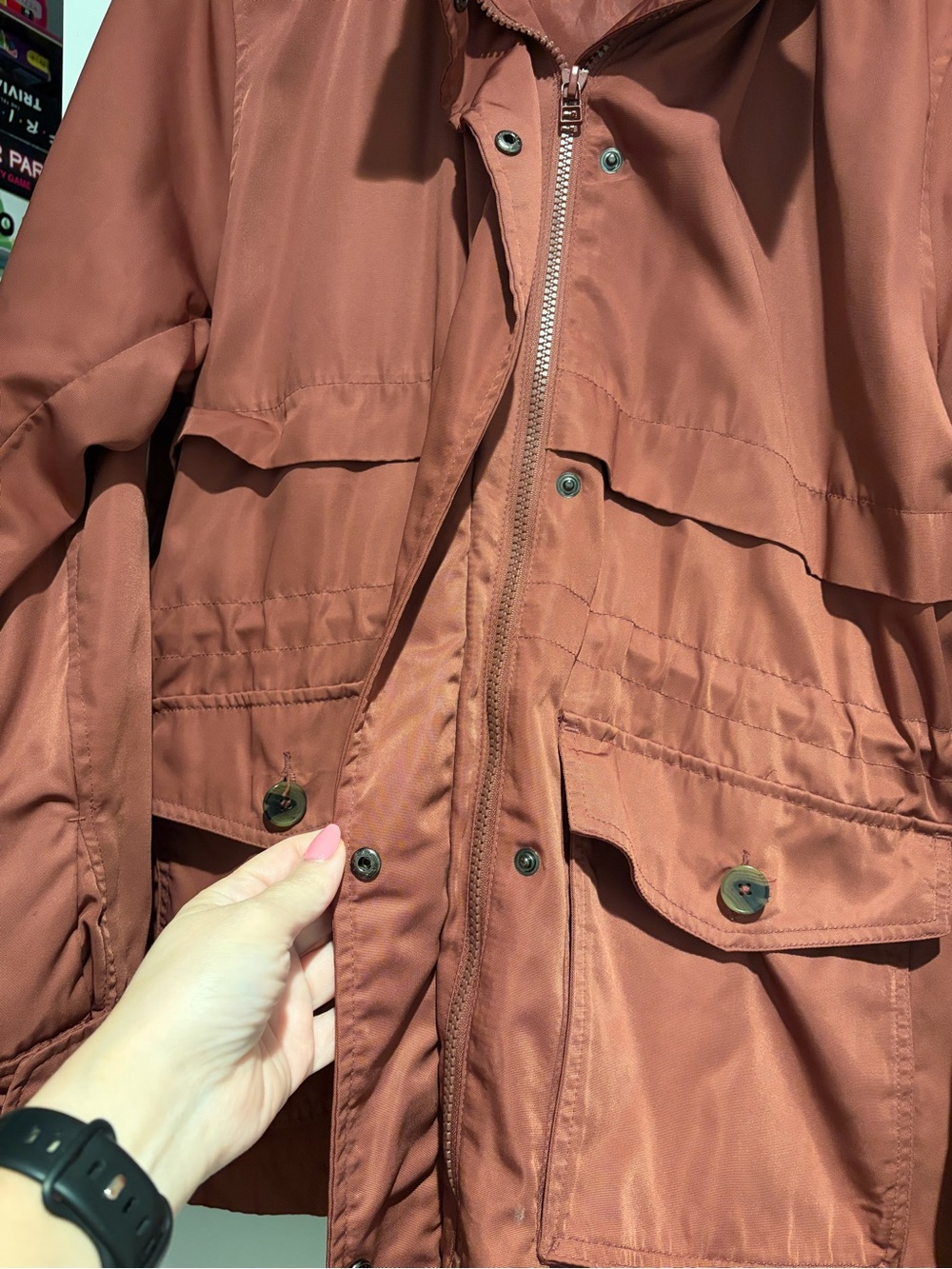 Universal Thread Utility Jacket with Hood - Picture 3 of 7